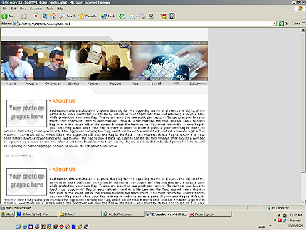 communications&nbsp;website template