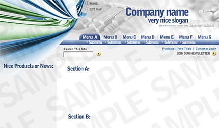 business&nbsp;site template