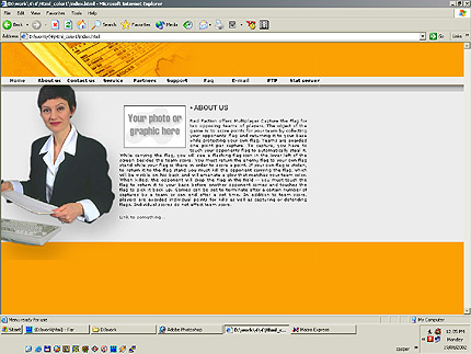 technologies&nbsp;website template