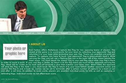 green&nbsp;site template
