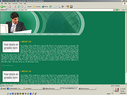 computers&nbsp;website template