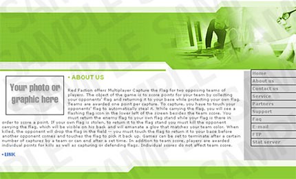 internet&nbsp;site template