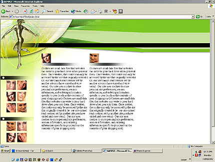 models&nbsp;website template