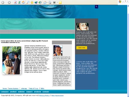 Website Template #1000