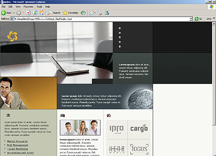 Website Template #10034