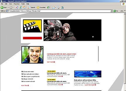 Website Template #10036