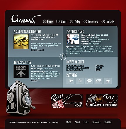Website Template #10037