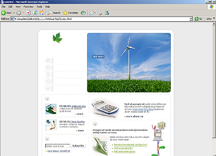 Website Template #10075