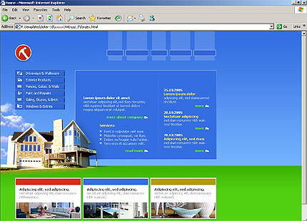 Website Template #10078
