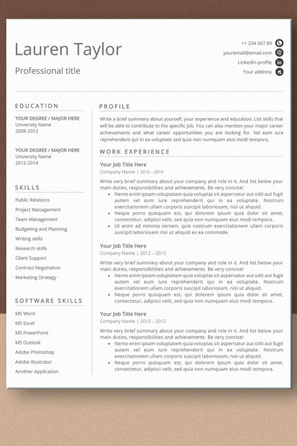 Resume Templates