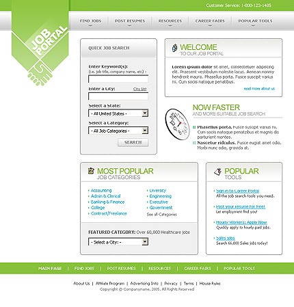 Website Template #10124