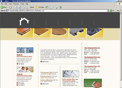 Website Template #10132