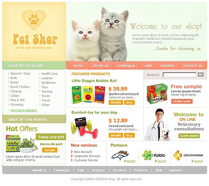 Website Template #10141