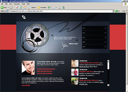 Website Template #10163