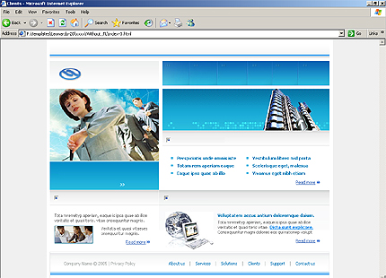 Website Template #10189