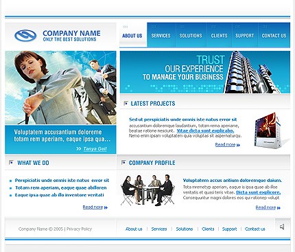 Website Template #10189
