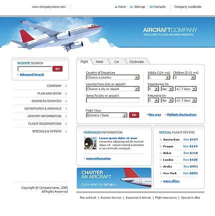 Website Template #10192