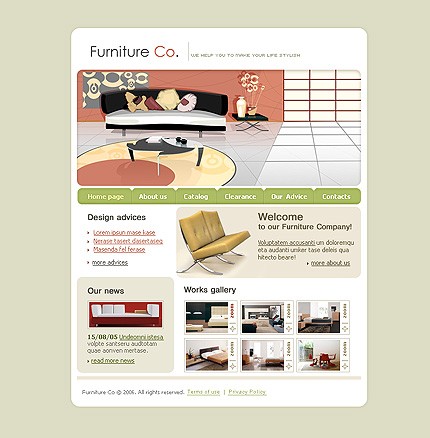 Website Template #10363