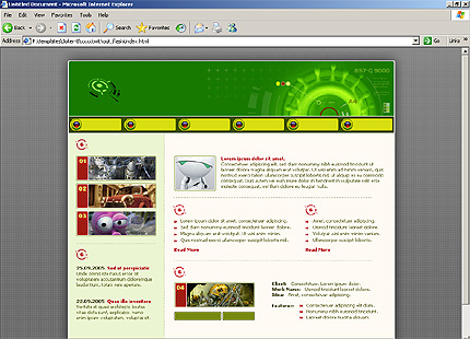 Website Template #10383