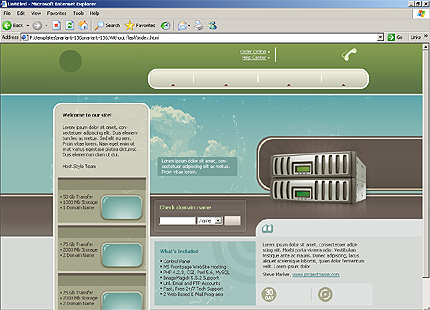 Website Template #10384