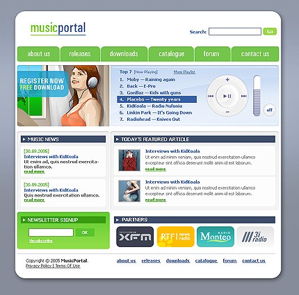 Website Template #10385