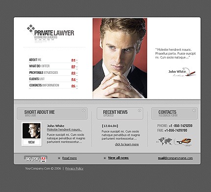 Website Template #10389