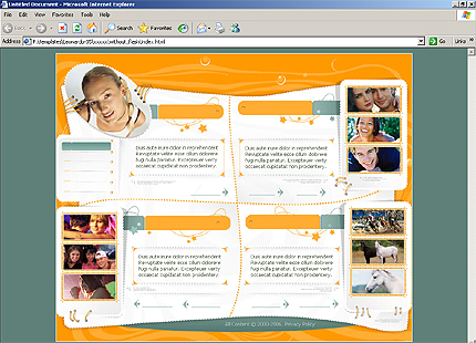 Website Template #10411