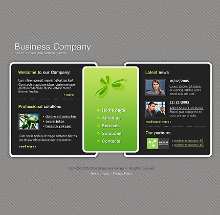 Website Template #10437