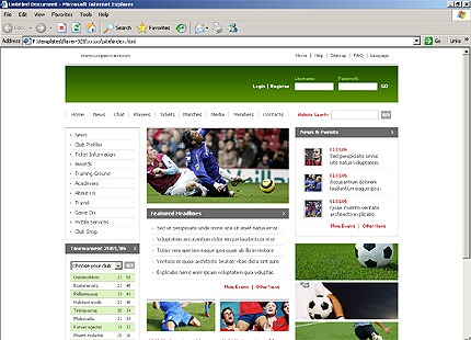 Website Template #10569