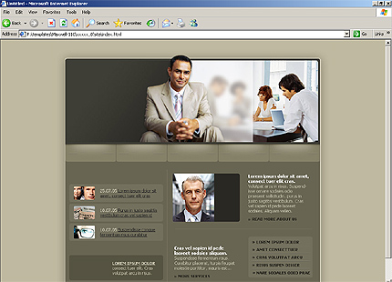 Website Template #10589