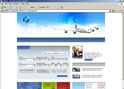 Website Template #10625
