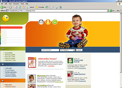 Website Template #10633