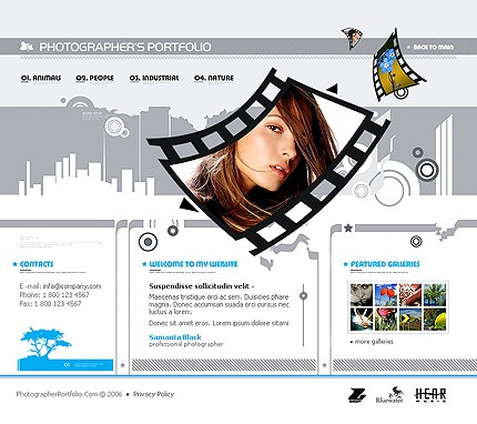 Website Template #10636