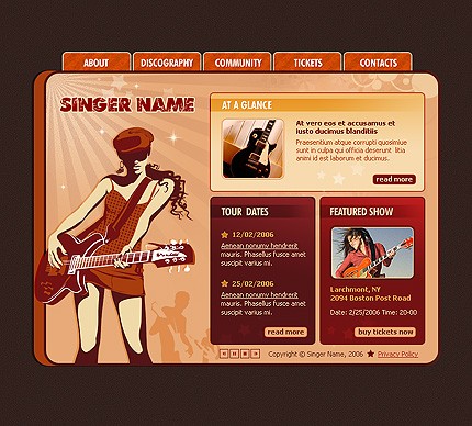 Website Template #10658