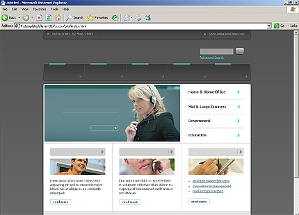 Website Template #10659