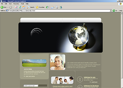 Website Template #10660