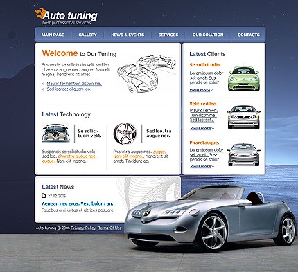 Website Template #10728