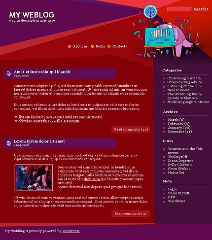 Website Template #10784