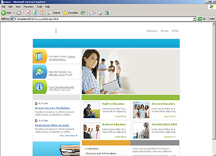 Website Template #10795