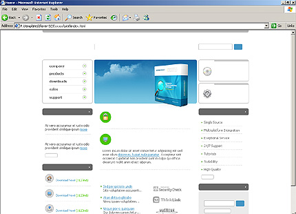 Website Template #10797