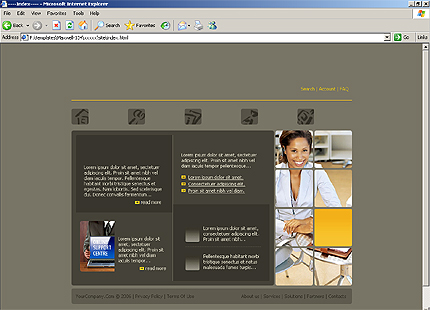 Website Template #10826