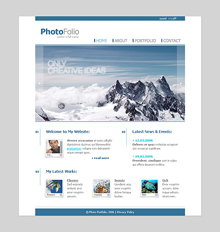 Website Template #10832