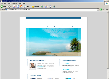 Website Template #10832