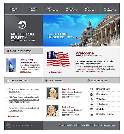 Website Template #10835