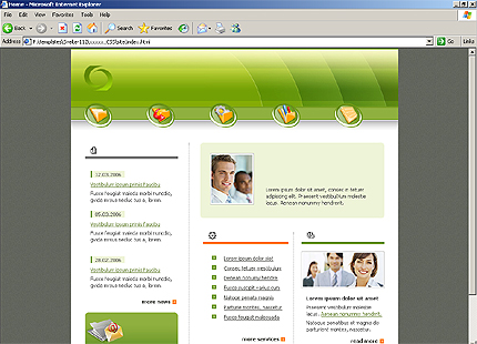 Website Template #10837
