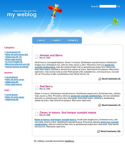 Website Template #10839