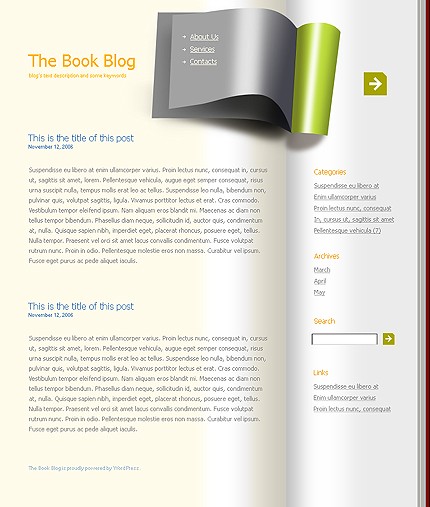 Website Template #10841