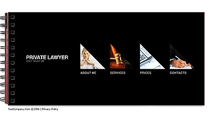 Website Template #10861