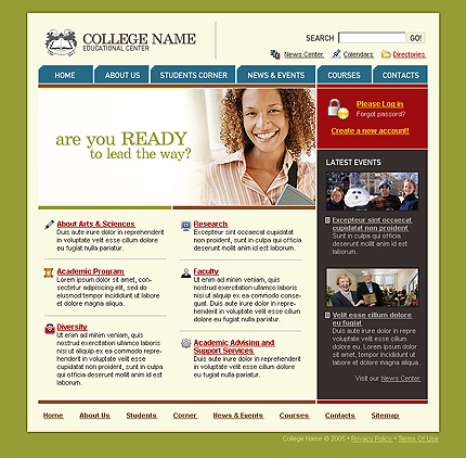 Website Template #10900