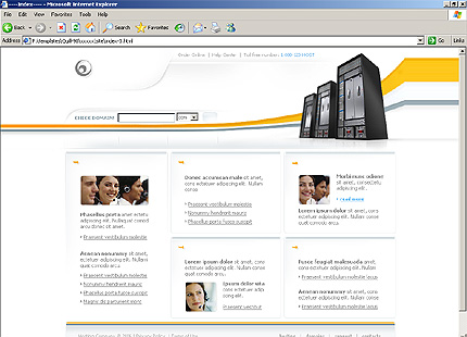 Website Template #10905